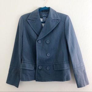 Faconnable Slate Blue Blazer Jacket size Medium